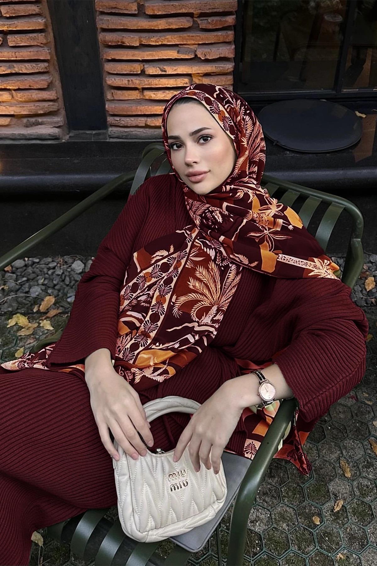 HIRKALI TRİKO TAKIM BORDO