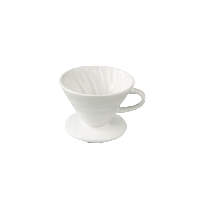 Black Goat V60 02 Seramik Dripper Beyaz