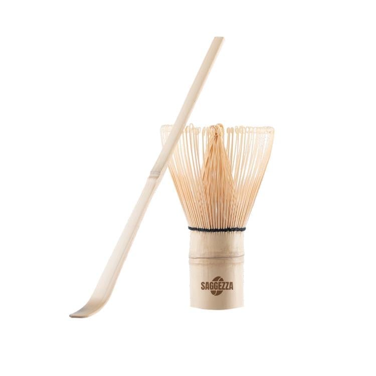 Saggezza Bambu Matcha Fırçası & Kaşığı Seti