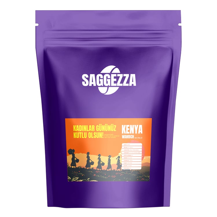 Saggezza Kenya Wanrich Çekirdek Yöresel Kahve AA 250 Gr