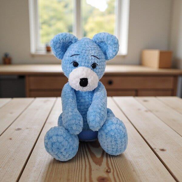 Amigurumi Ayıcık Mavi 