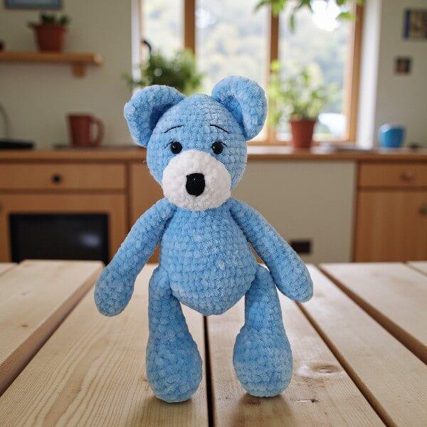 Amigurumi Ayıcık Mavi 