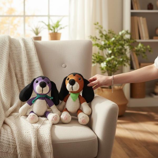 amigurumi  oyuncak köpek