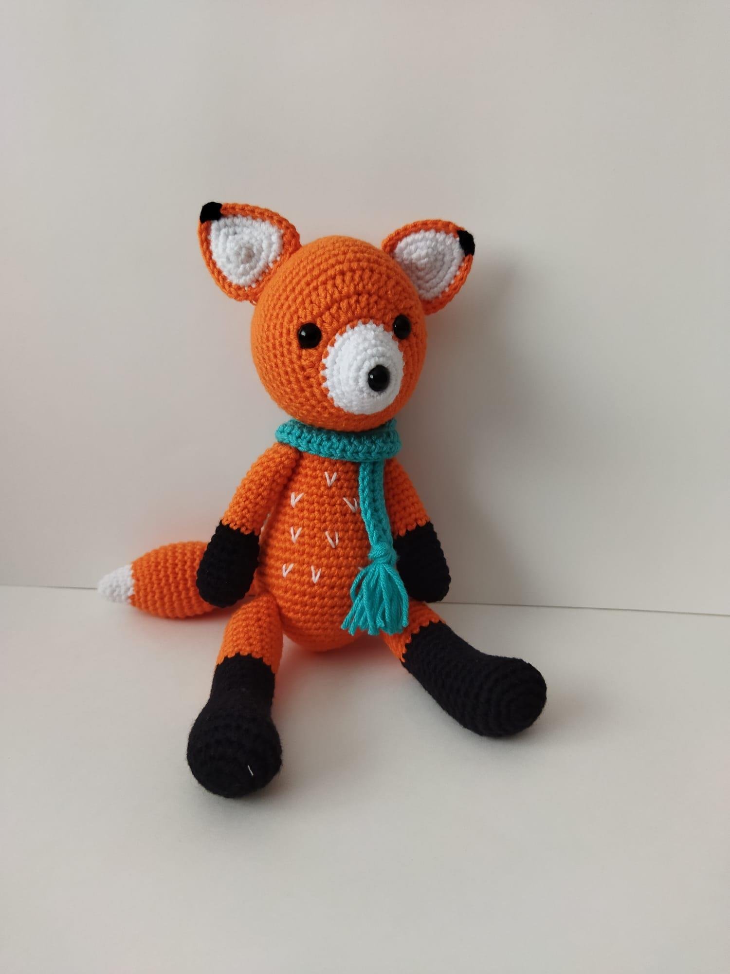amigurumi oyuncak tilki1