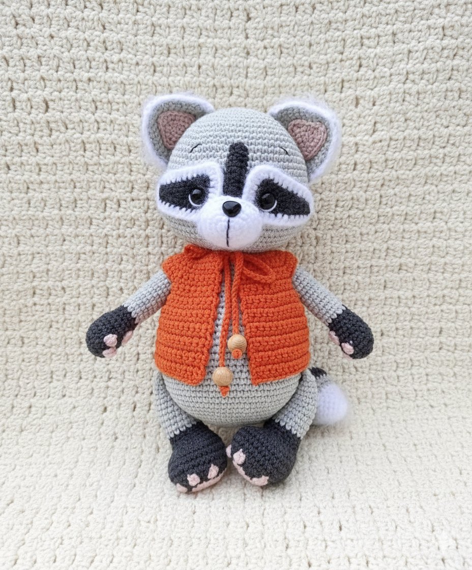 Amigurumi rakun