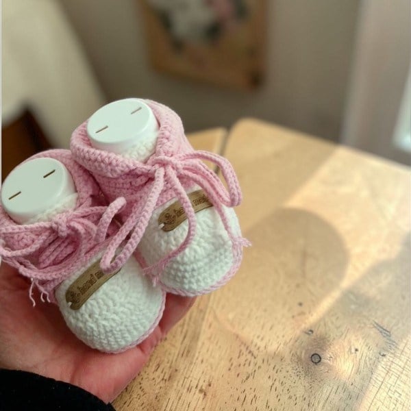 Amigurumi yeni doğan hediyesi