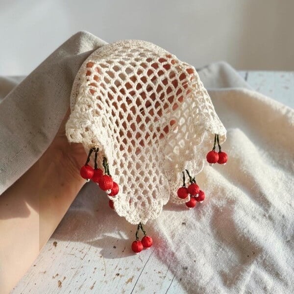 Bandana  örgü el emeği kişiye özel 
