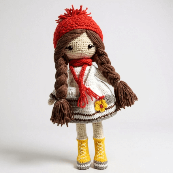 Beyaz Elbiseli kış güzeli 