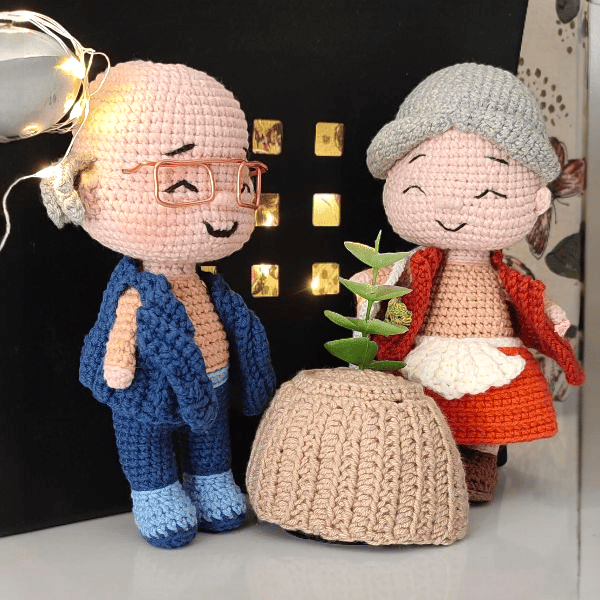 Büyükanne ve Büyükbaba Amigurumi