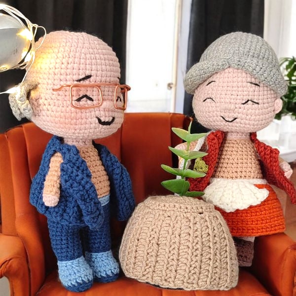 Büyükanne ve Büyükbaba Amigurumi