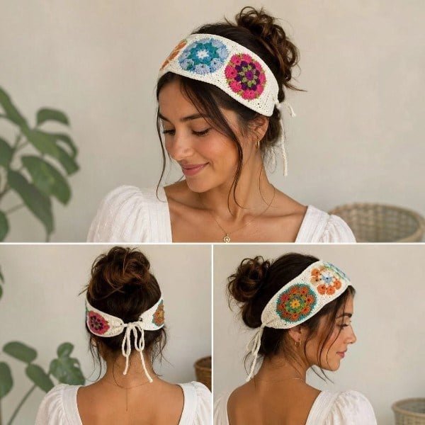 El Örgüsü Yarım Bandana