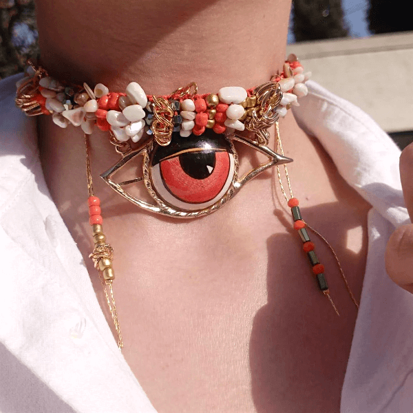 Turuncu Choker
