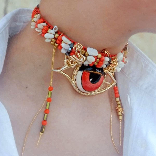 Turuncu Choker