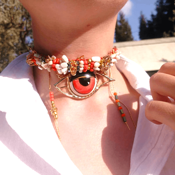 Turuncu Choker