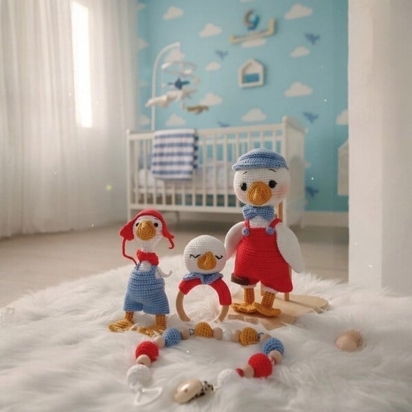 Yeni doğan ördek set 