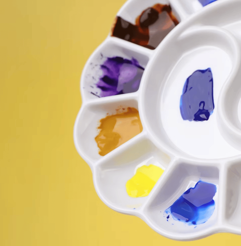 Porselen Palet 12+2 Gözlü