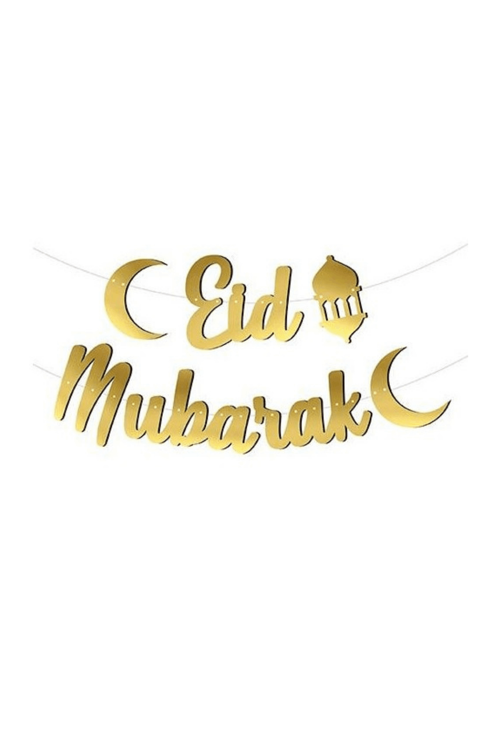 Eid Mubarak Kaligrafi Banner
