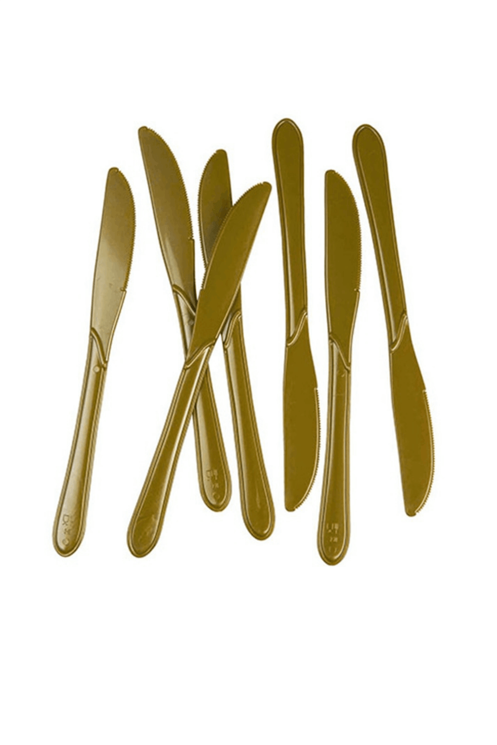 Gold Renk Bıçak 25li