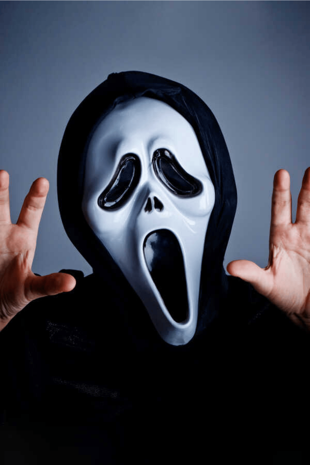 Halloween Astarlı Çığlık Maske Silver
