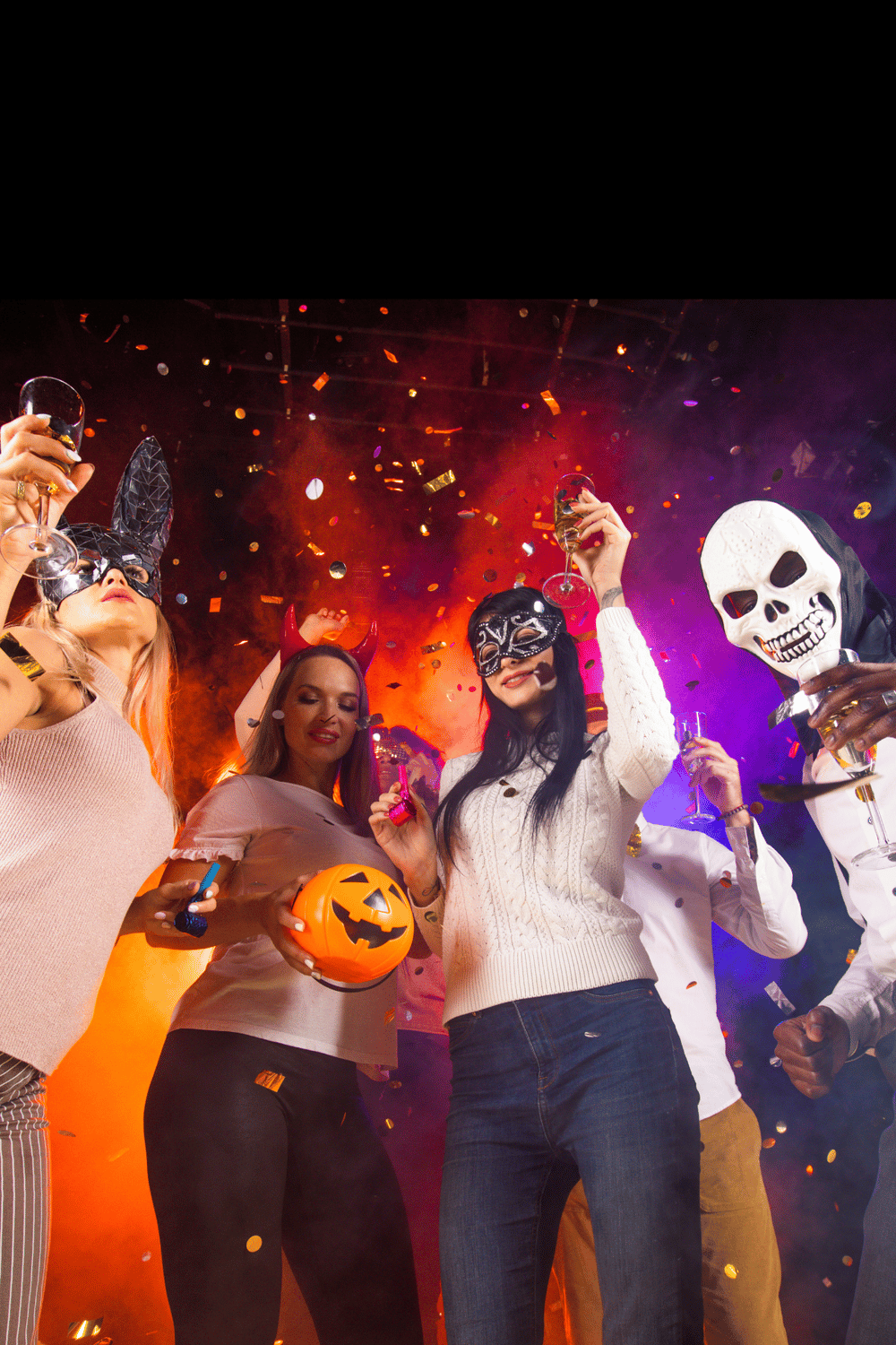 Halloween Gümüş Kurukafa Maske 