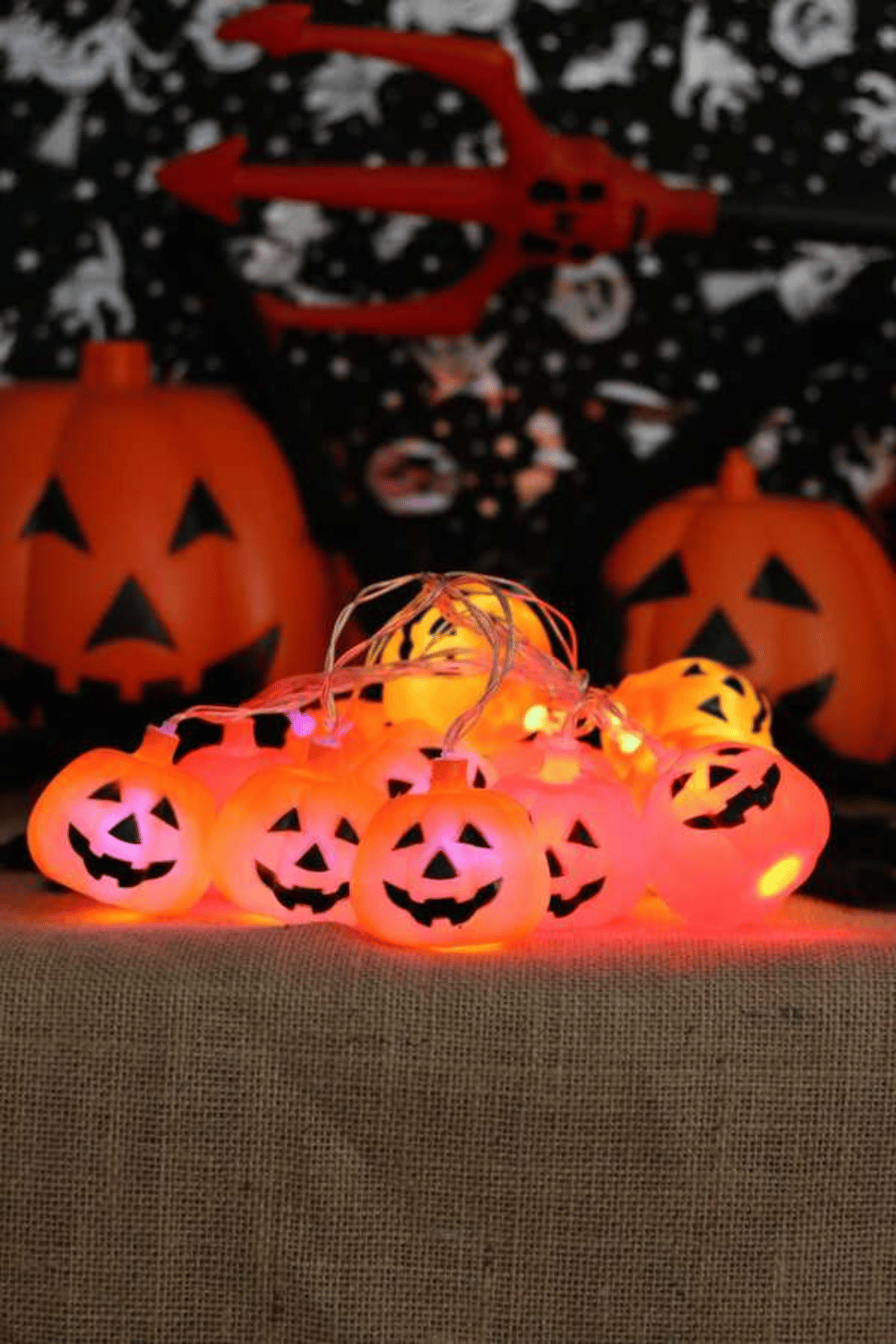 Halloween Işıklı Balkabağı