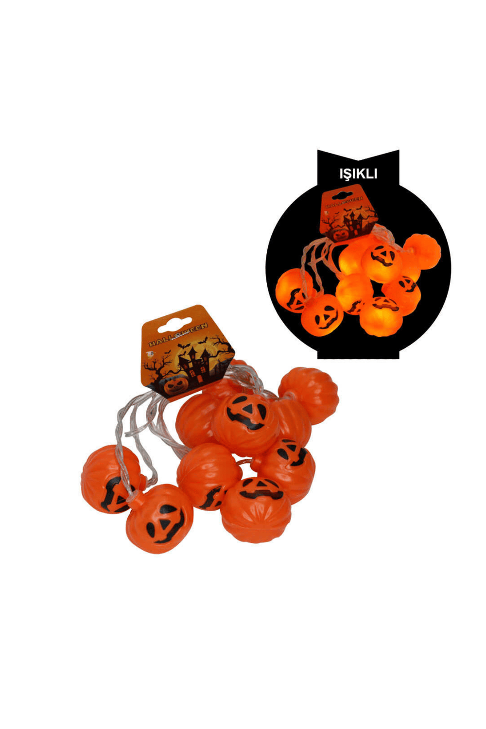 Halloween Işıklı Balkabağı