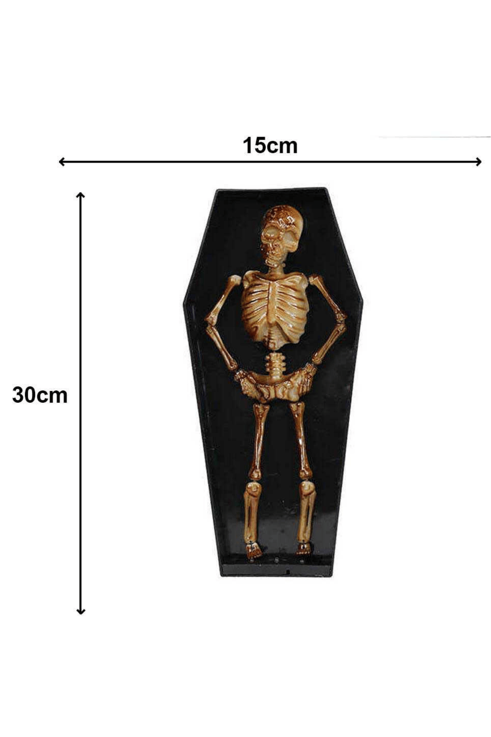 Halloween Işıklı ve Hareketli İskelet Tabut