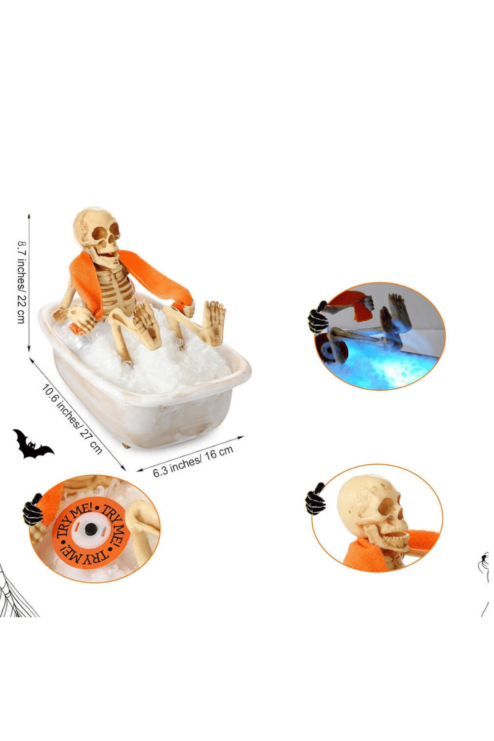 Halloween Konuşan İskelet 