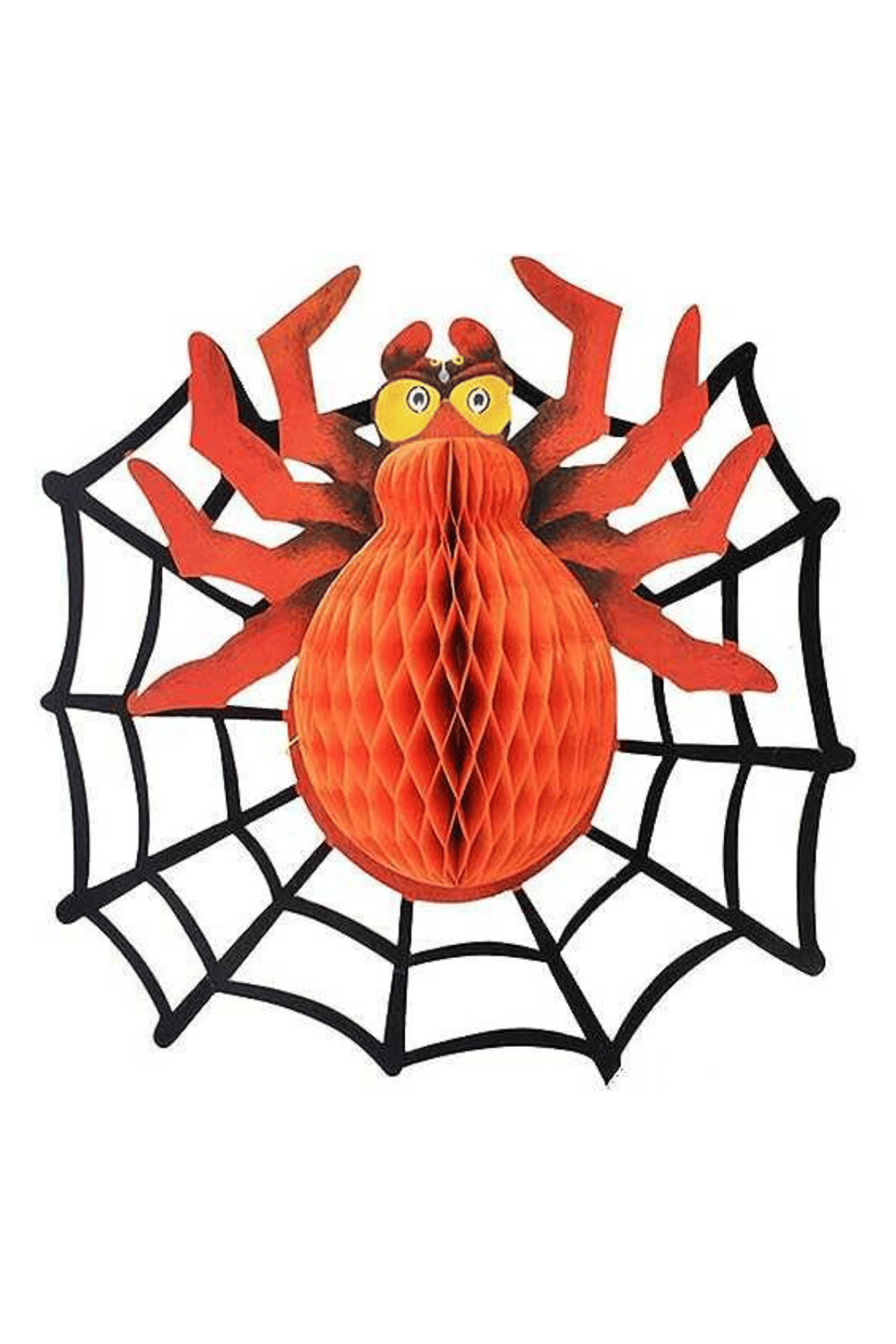 Halloween Örümcek Kağıt Petek Süs