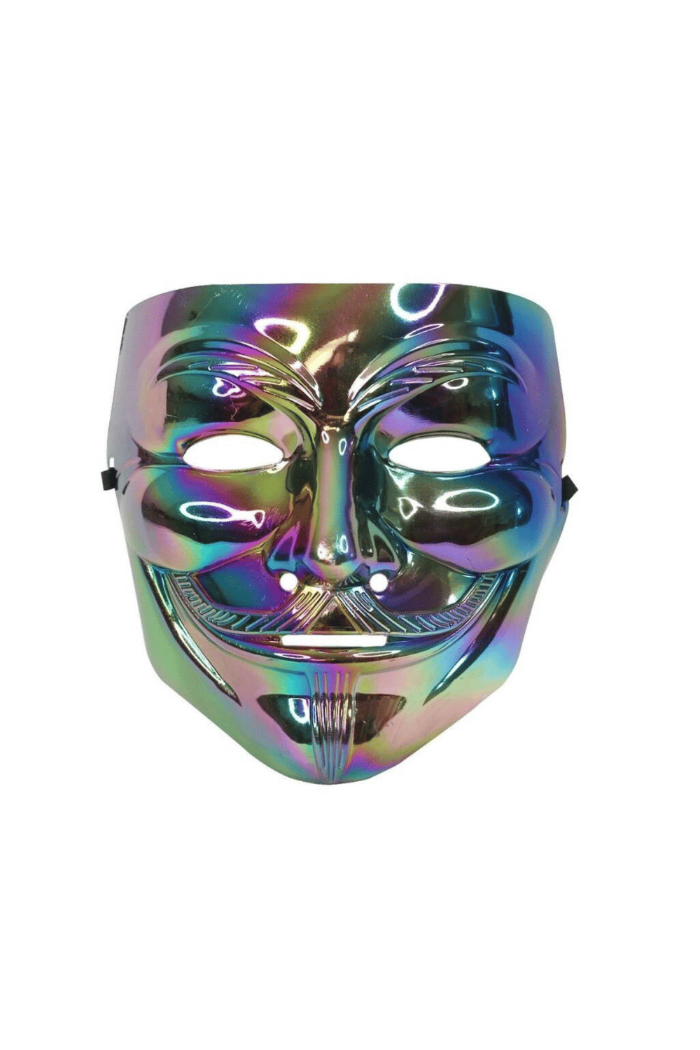 Halloween Parlak Gökkuşağı Vendetta Maske