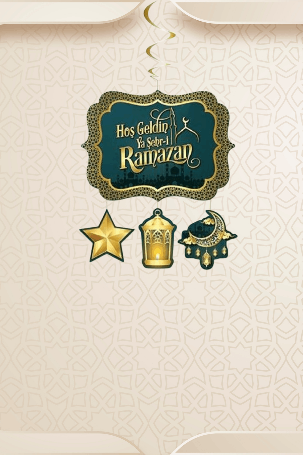 Hoş Geldin Ramazan Kapı Süsü   