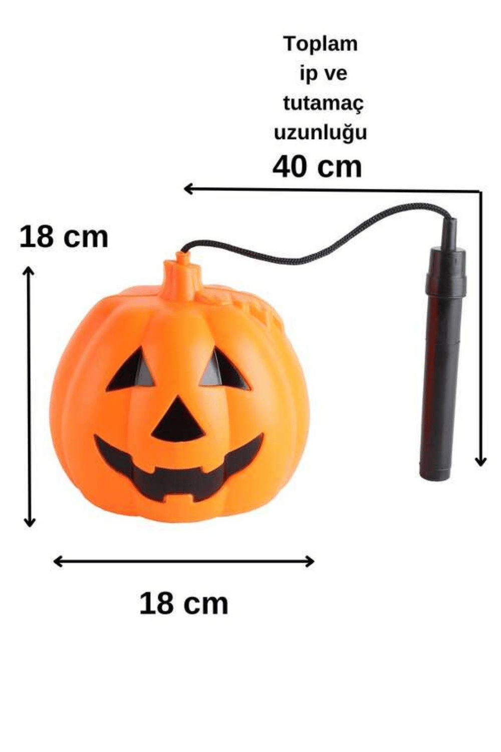 Kabak Figür Işıklı 18 CM
