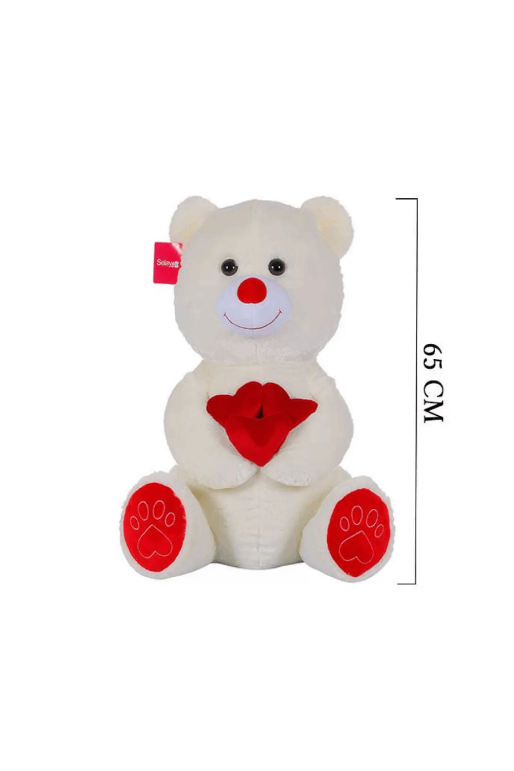 Kalpli Ayı 65Cm Ekru