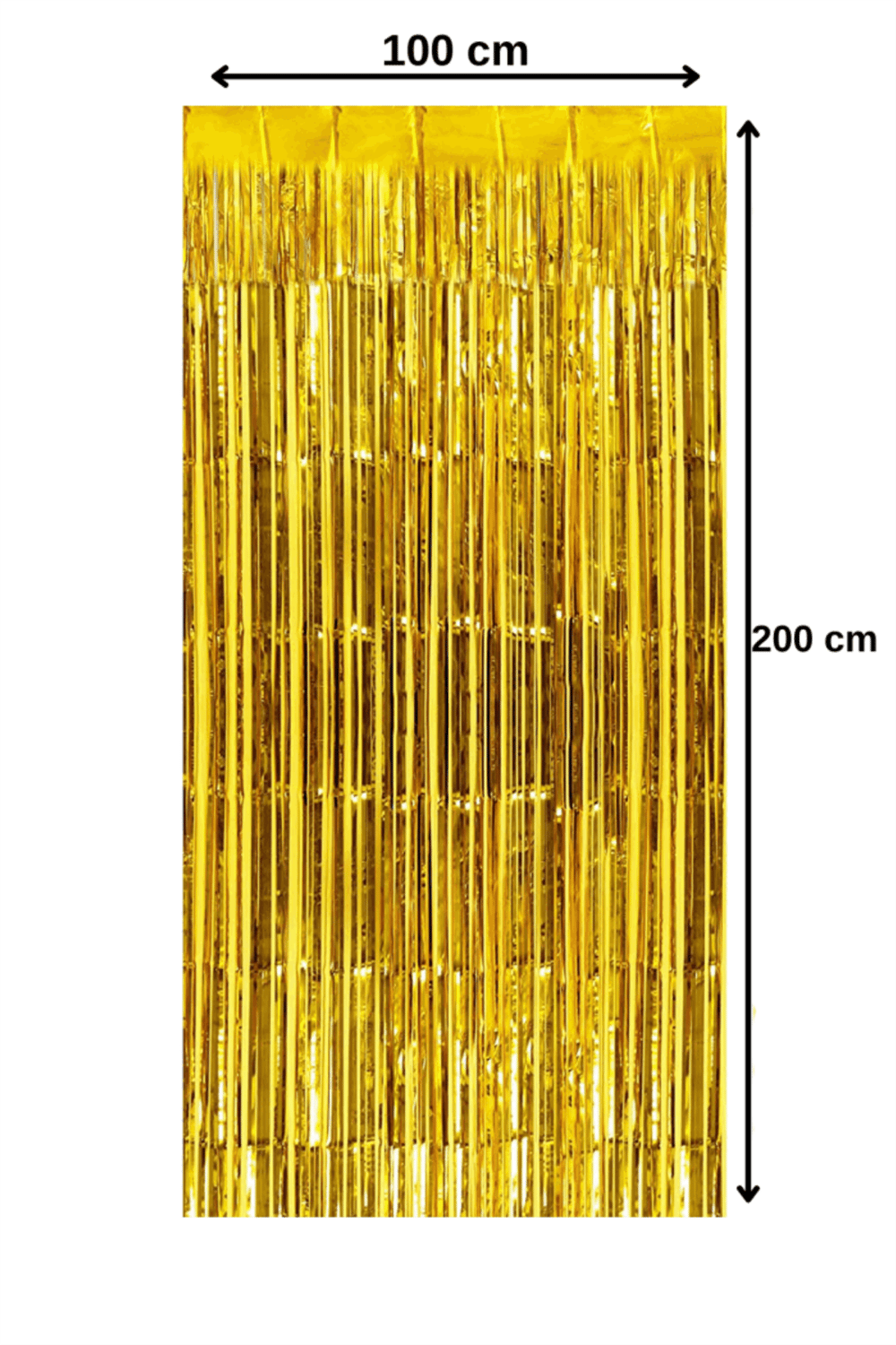 Kapı Perdesi Metalik Gold 100*200 CM