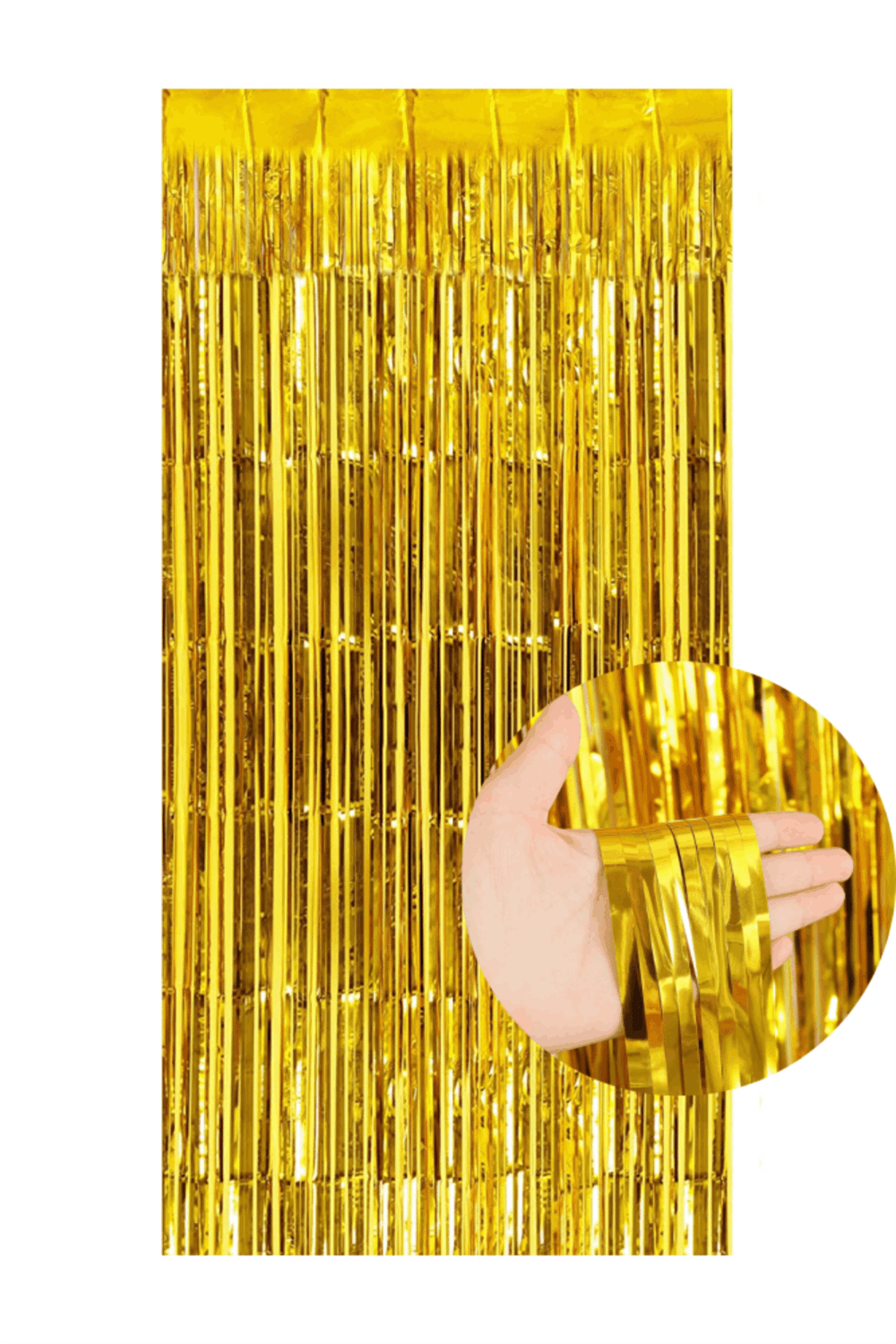 Kapı Perdesi Metalik Gold 100*200 CM