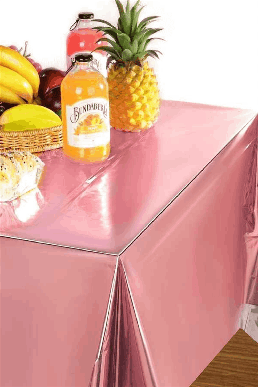 Metalize Masa Örtüsü Rose Gold