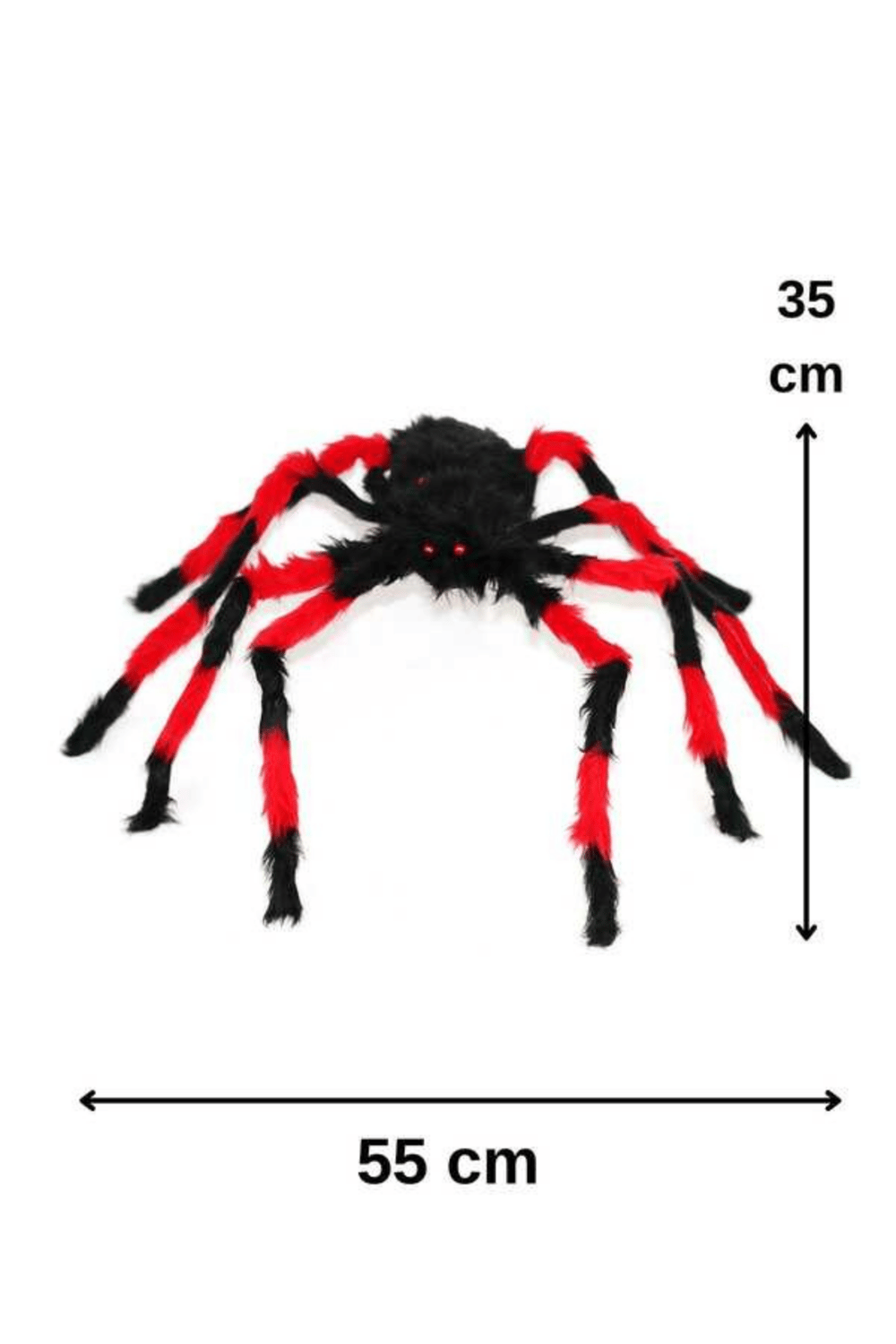 Örümcek 50 Cm Kırmızı Siyah 
