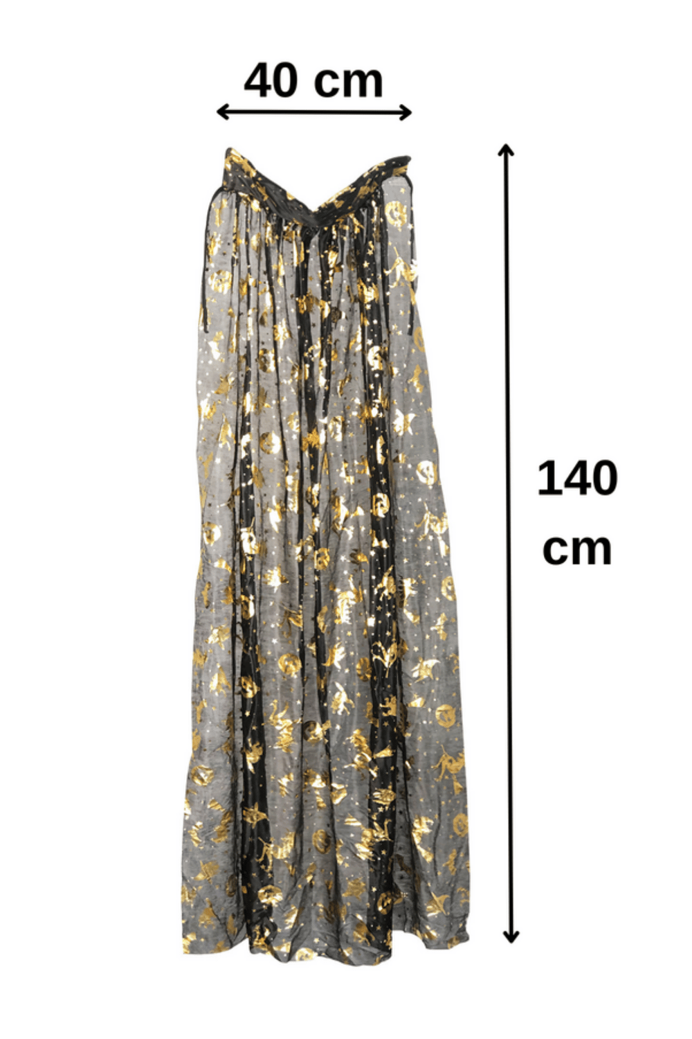 Pelerin Baskılı 140 Cm Gold 