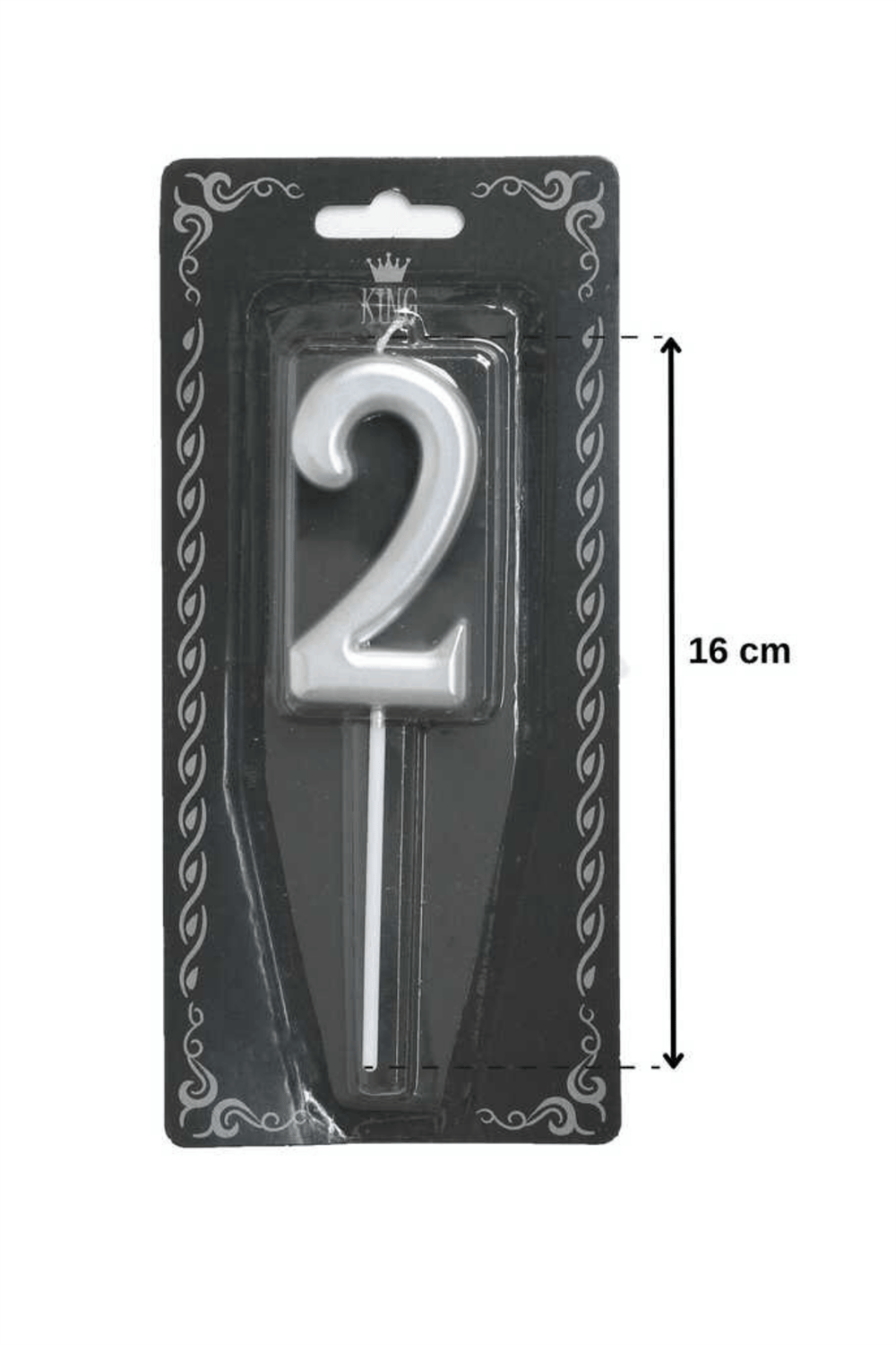 Rakam Mum Gümüş 2