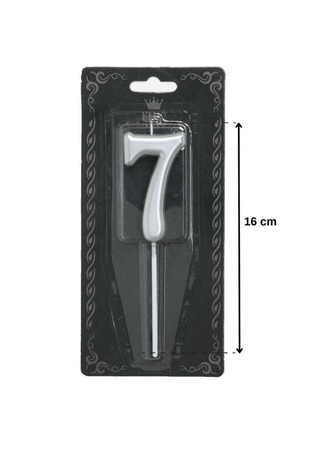 Rakam Mum Gümüş 7