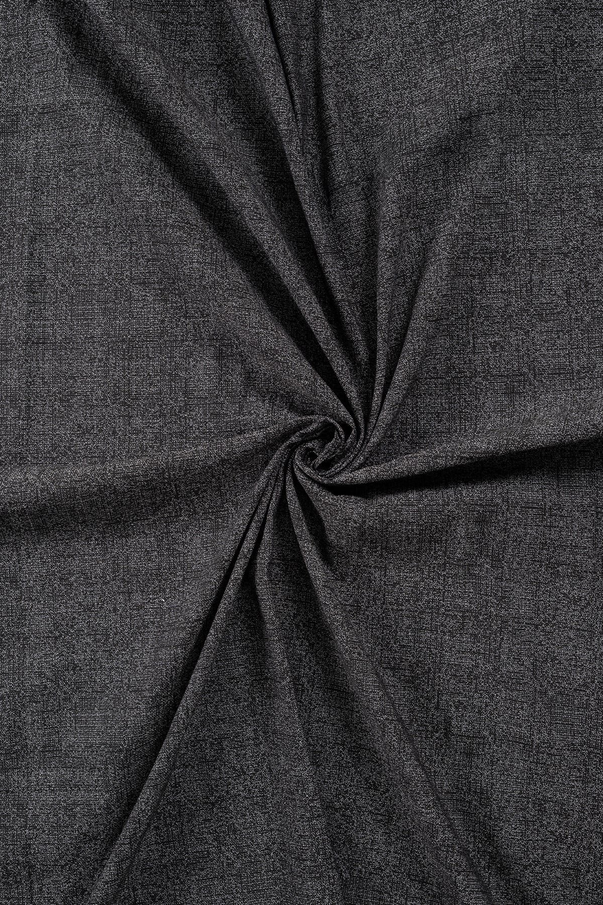 Çift Taraflı Pamuklu Kaymaz Koltuk Örtüsü 170X220cm - Antrasit Çok Amaçlı Örtü Pike Koltuk Şalı