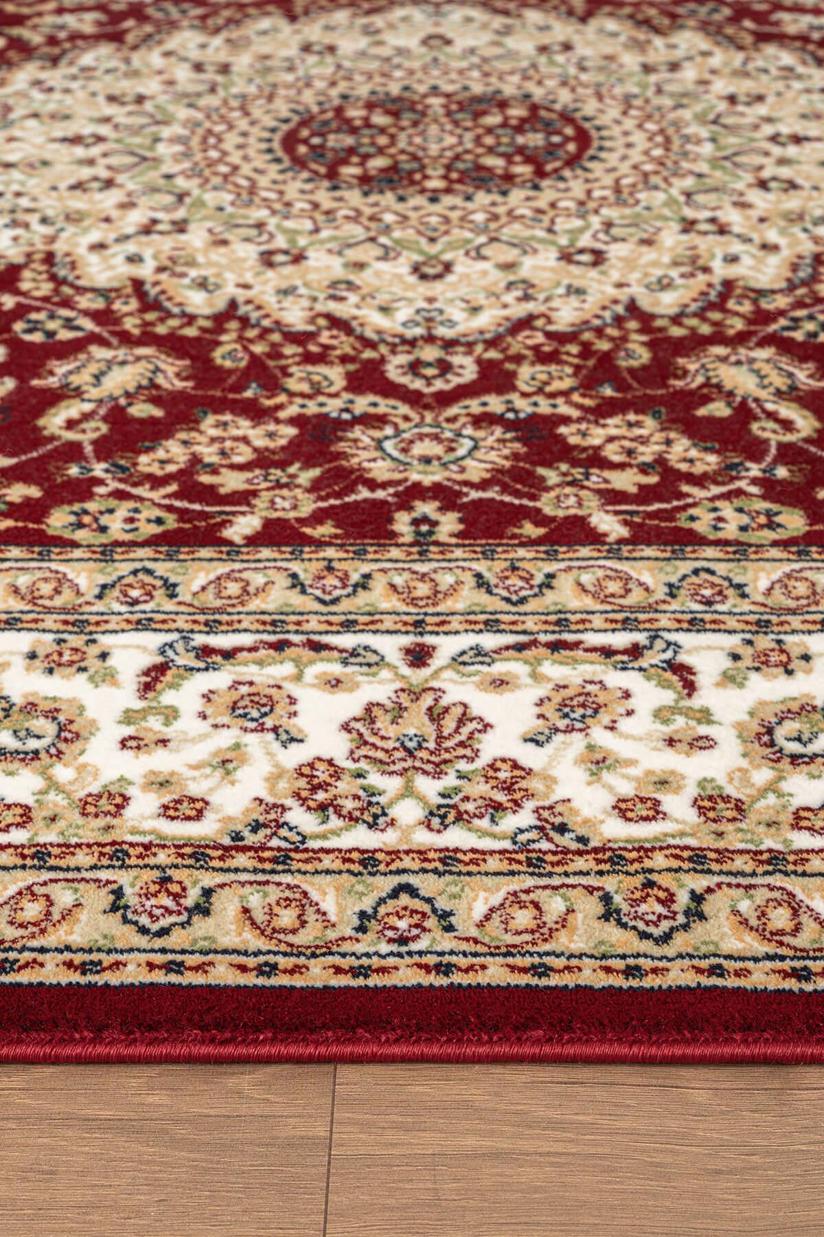 Cotto Home Fesane FN001J Bordo Pamuk Taban Klasik Halı