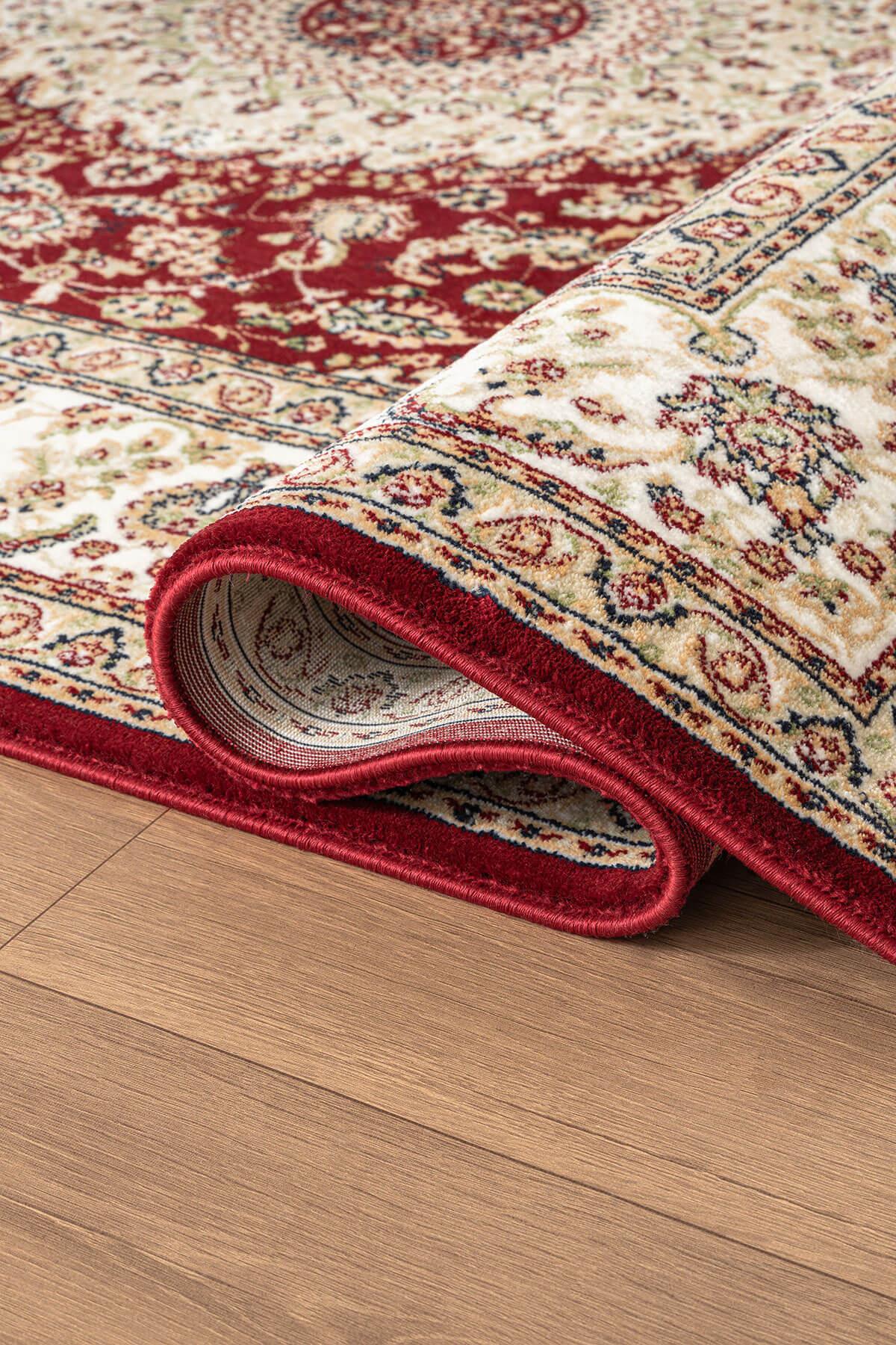 Cotto Home Fesane FN001J Bordo Pamuk Taban Klasik Halı