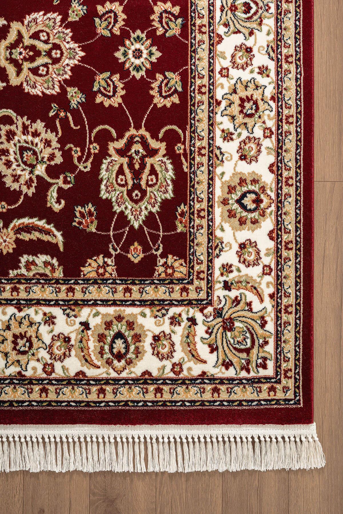 Cotto Home Fesane FN002J Bordo Pamuk Taban Klasik Halı