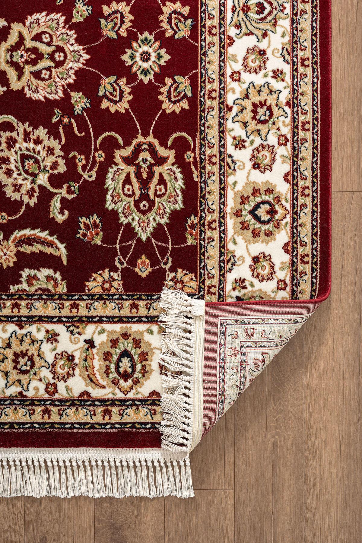 Cotto Home Fesane FN002J Bordo Pamuk Taban Klasik Halı