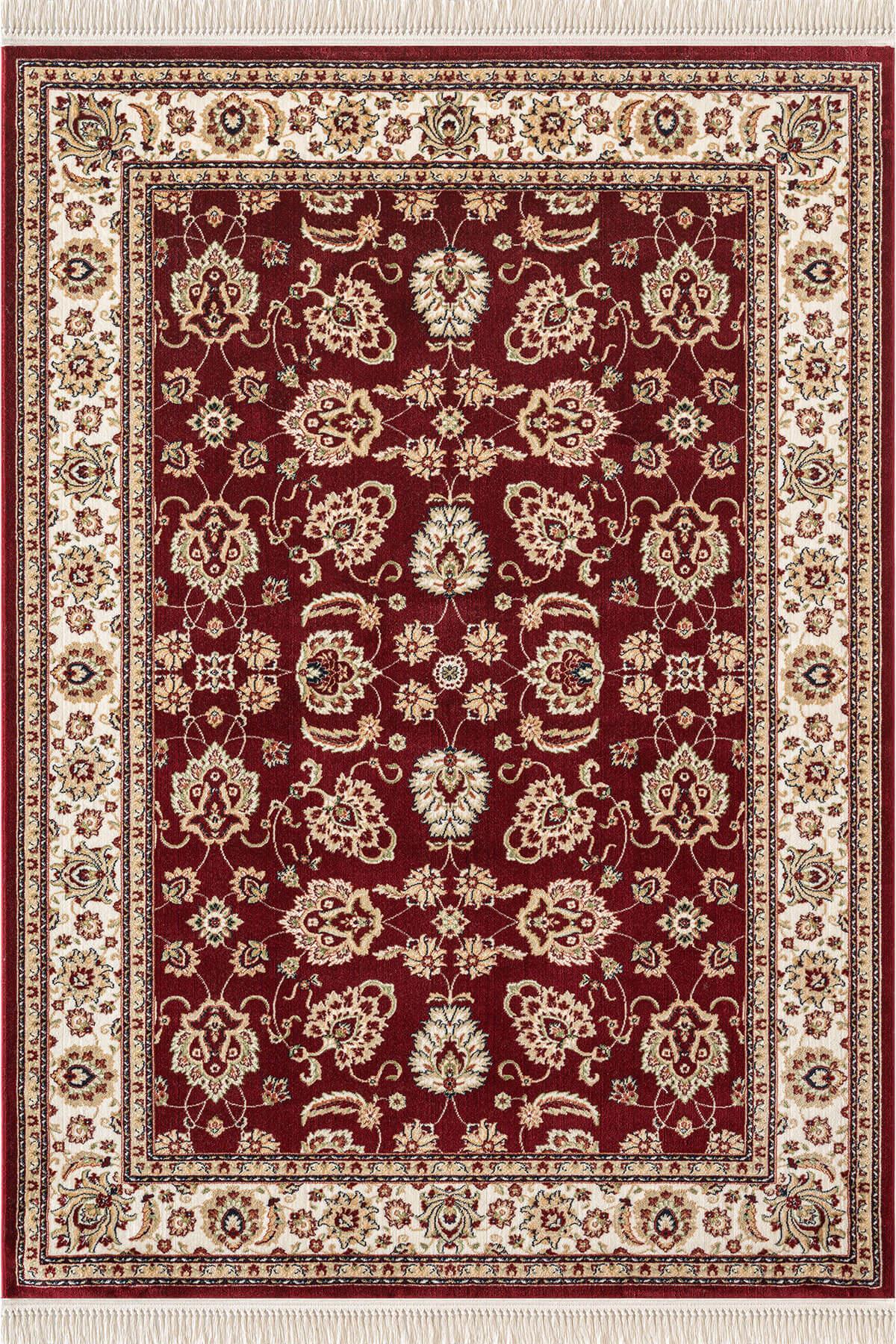 Cotto Home Fesane FN002J Bordo Pamuk Taban Klasik Halı