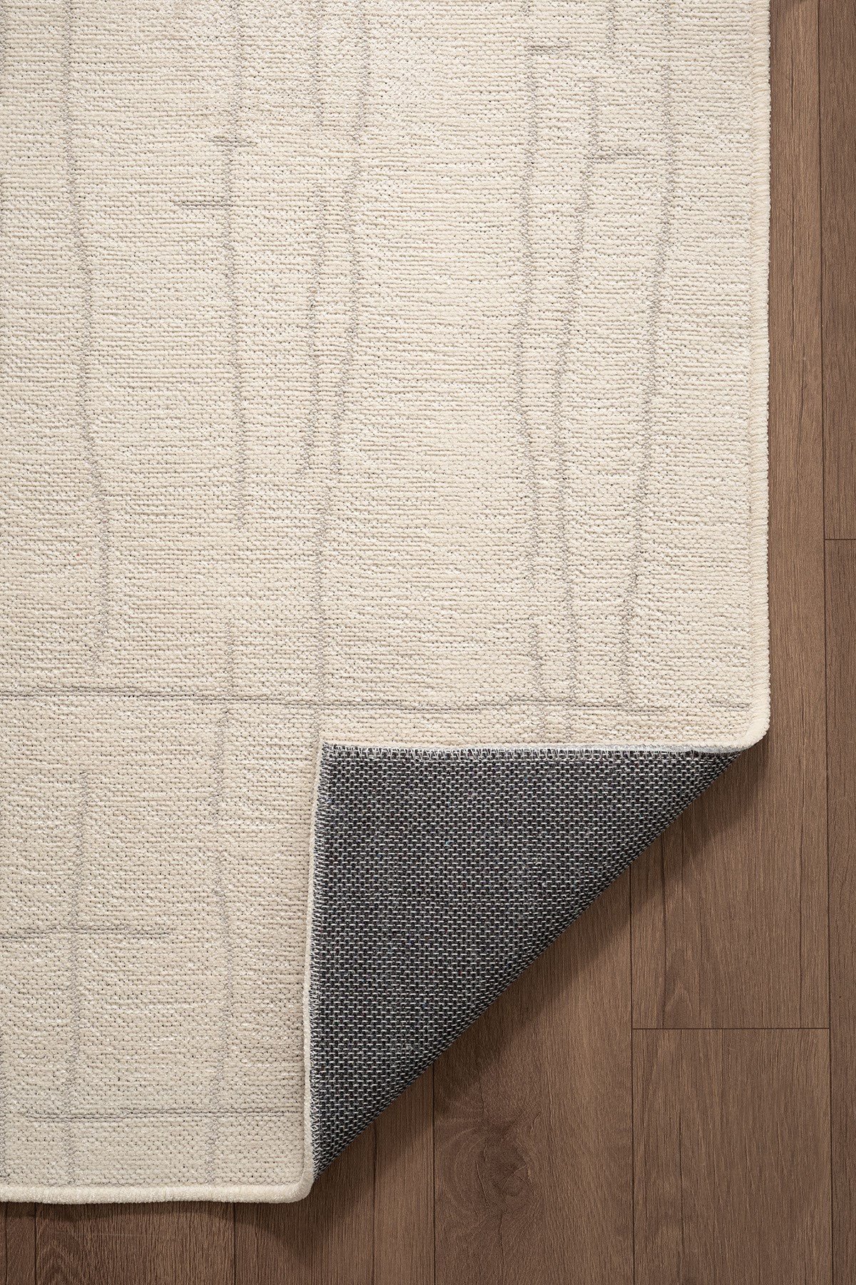 Dekoratif Şönil Kilim Çizgili Desen Yıkanabilir Yumuşak Kaymaz Taban Halı Yolluk