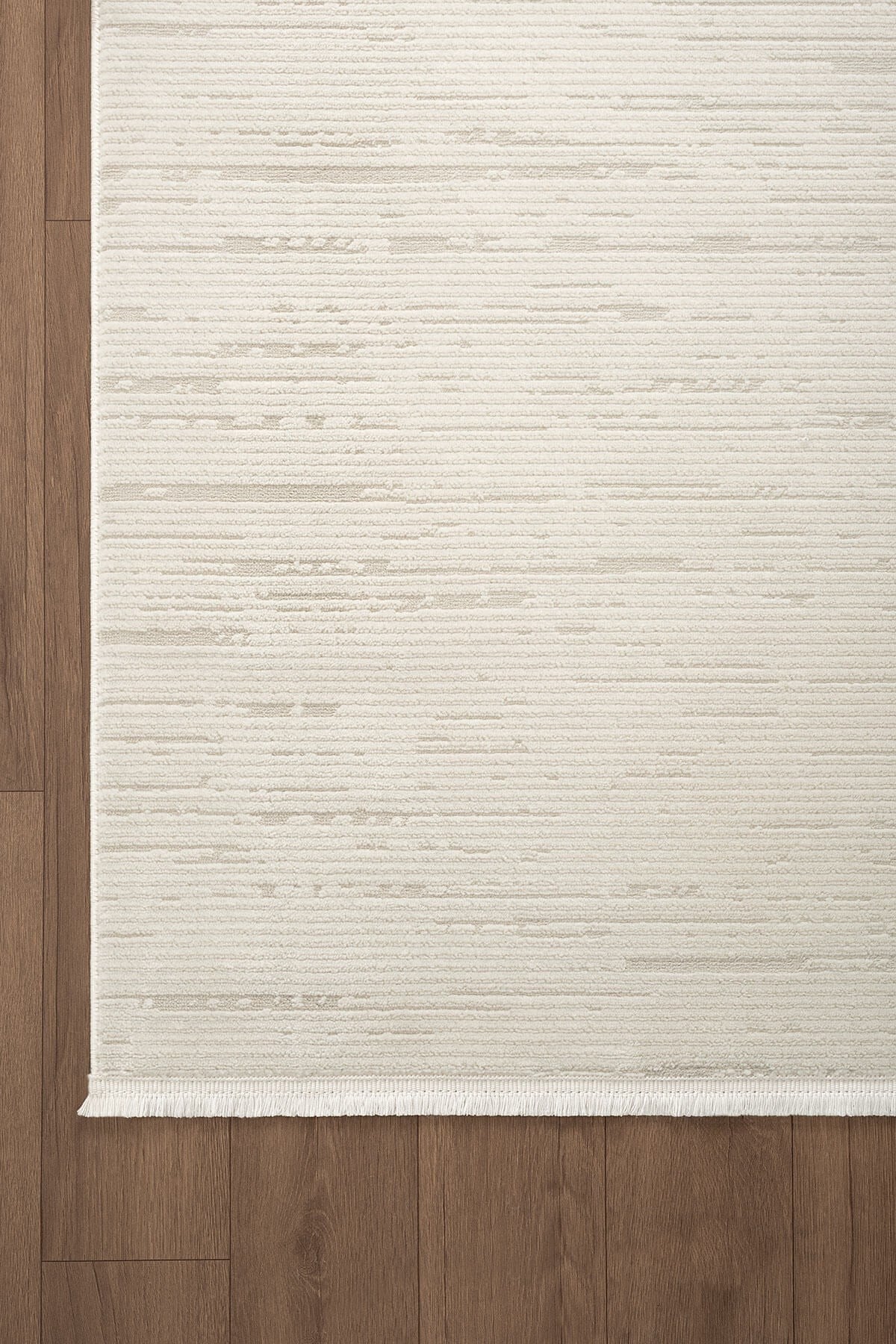 Loya LY009W Krem Halı Modern Desenli Pamuk Taban Salon Halısı Yatak Odası Koridor