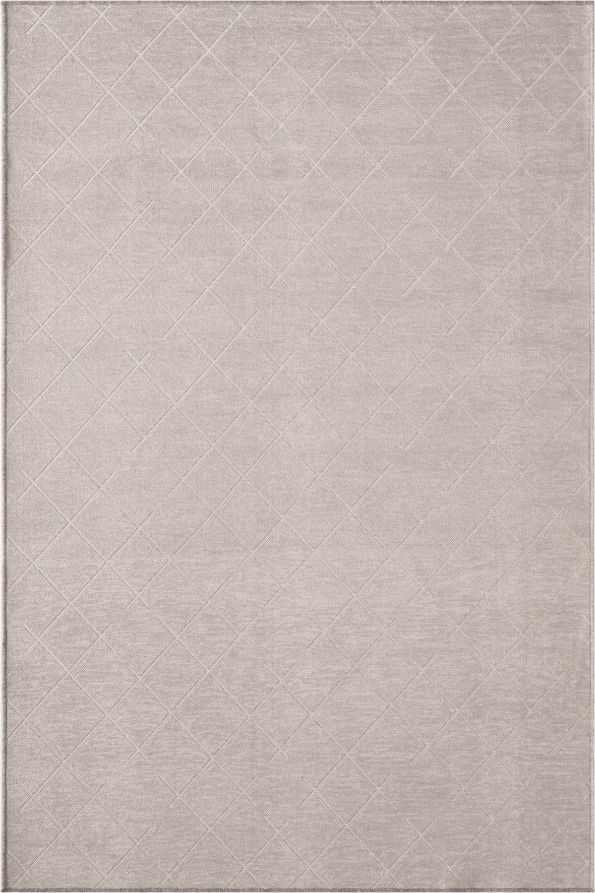 Malta MLT01G Gri Dekoratif Şönil Kilim Geometrik Desen Yıkanabilir Yumuşak Kaymaz Taban Halı Yolluk