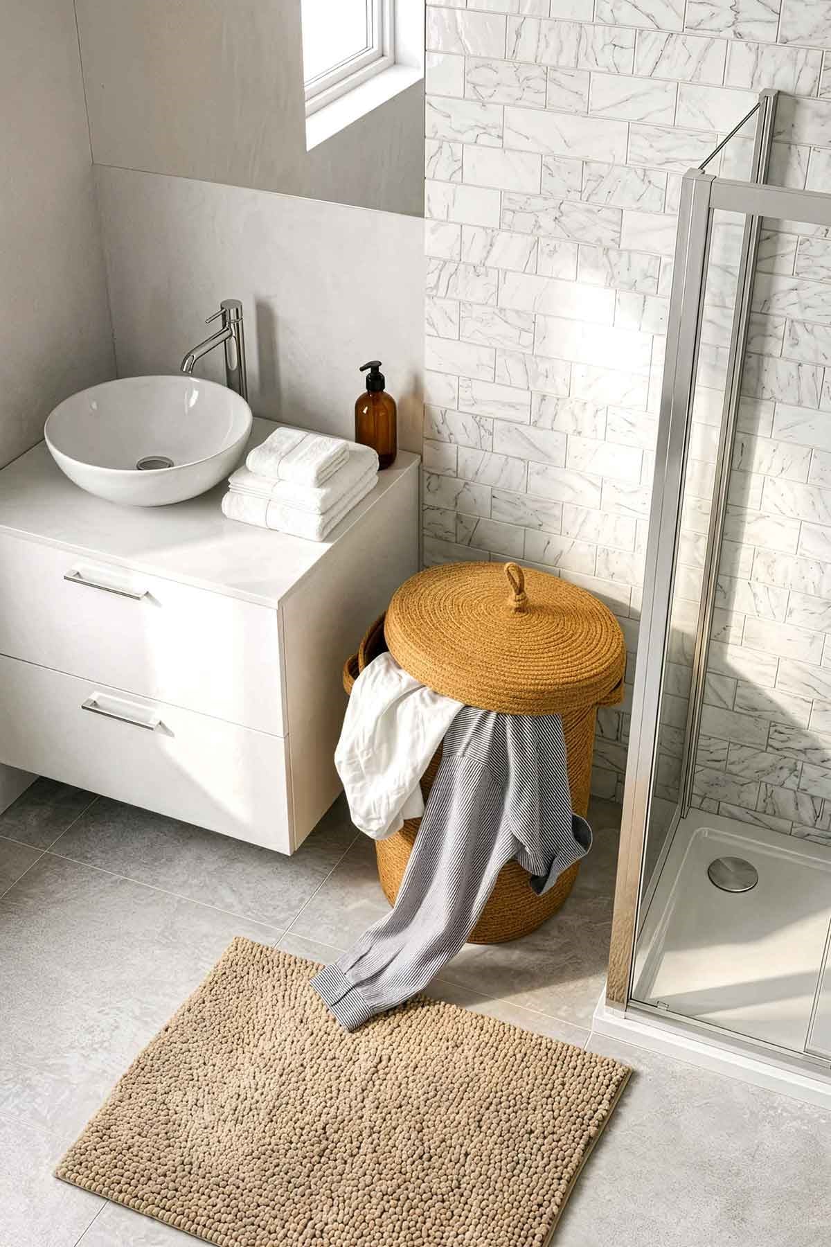 Miora Kirli Sepeti Çamaşır Sepeti Banyo Düzenleyici Sepet
